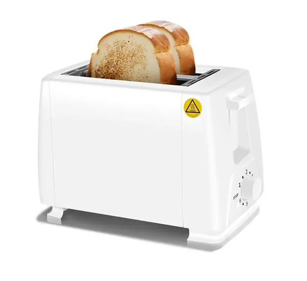 2 Slice Bread Toaster White