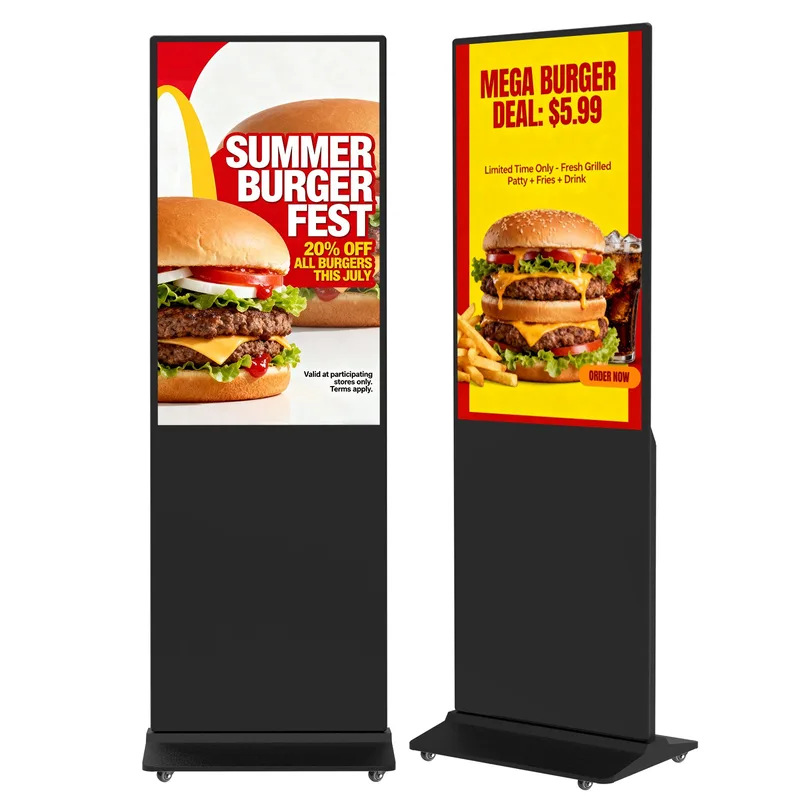 32'' 43'' Digital Signage, Indoor Floor Standing Advertising Display Kiosk LCD Screen, Android 11 OS | 360SPB®