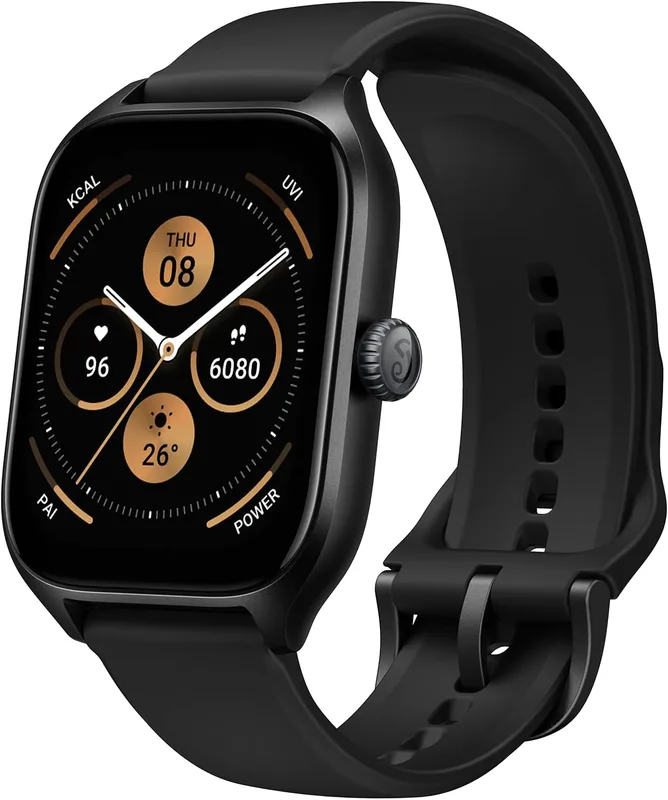 Amazfit GTS 4 Smart Watch 43mm Alexa Built-In, GPS, Bluetooth Calls & Text, 8-Day Battery Life, Heart Rate & Sleep Tracking, AI Fitness App & 150+ Spo
