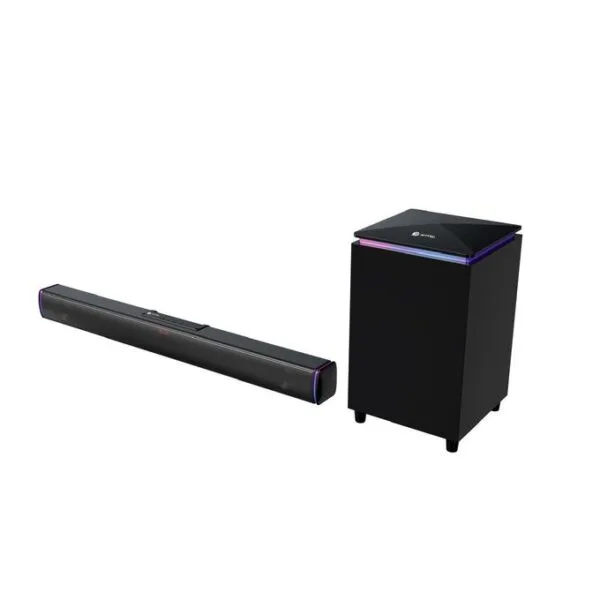 Amtec AM-04 2.1 ch Soundbar With A Powerful Subwoofer – Enhanced audio system for immersive sound, deep bass, and an improved entertainment experience