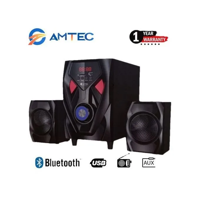 Amtec AM-108 2.1CH Subwoofer Home Theatre System, BT/USB/FM- AC/DC – 8,000W