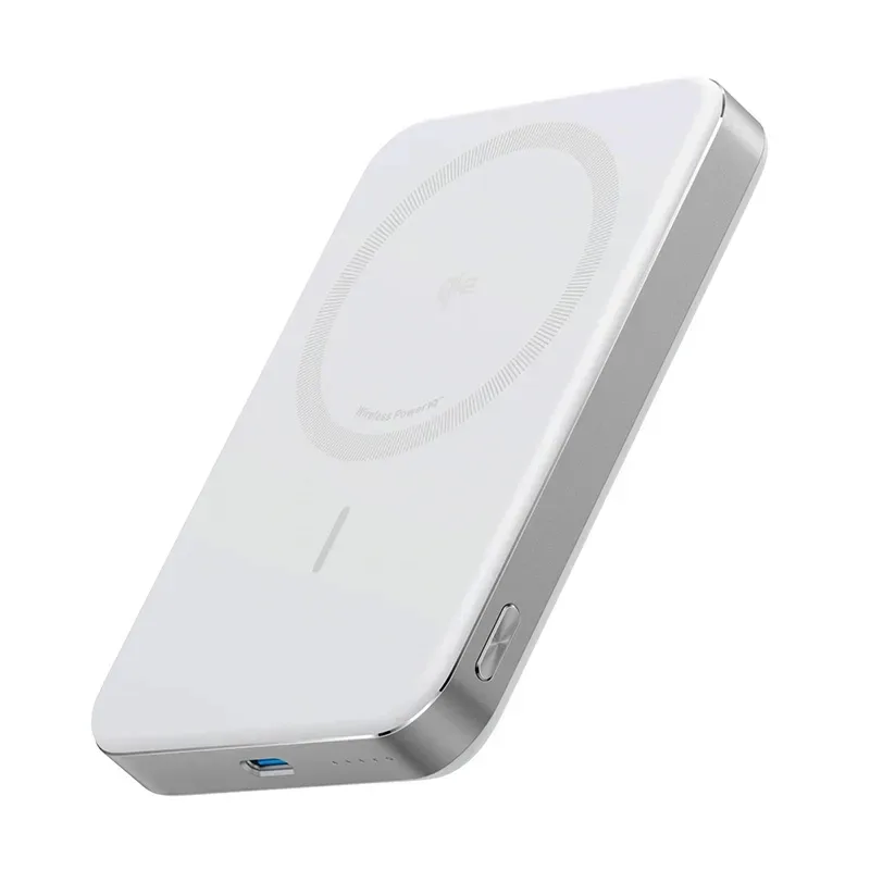 Anker MagGo Ulta-Slim Magnetic Power Bank (10,000 mAh, 30W USB-C Charging, 15W MagSafe) – A1664H21 – White