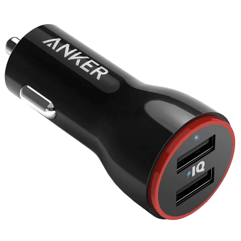 Anker PowerDrive 2 Alloy Metal Mini Car Charger(A2310H11)