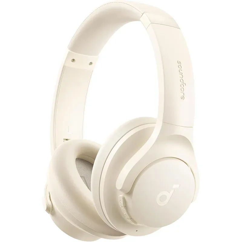 Anker Soundcore Q20i – Wireless Hybrid Noise Cancelling Over-Ear Headphones – A3004H22 – Almond White