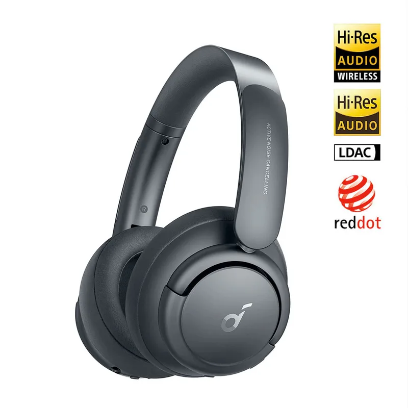 Anker Soundcore Life Q35 | Noise-Cancelling Headphones with LDAC | Black