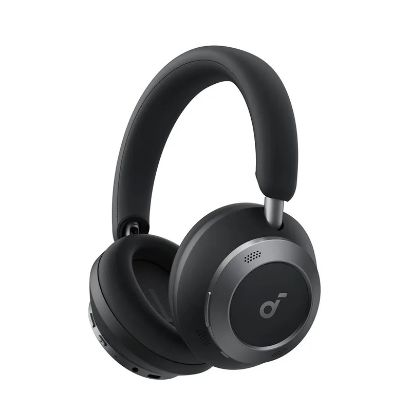 Anker Soundcore Space One Pro – Active Noise Cancelling Foldable Over-Ear Headphones – Jet Black – A3062H11