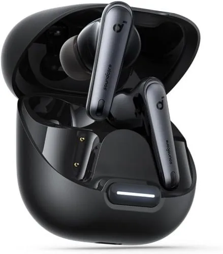 Anker Soundcore Liberty 4 NC | True-Wireless Noise Cancelling Earbuds with LDAC – A3947H11- Black