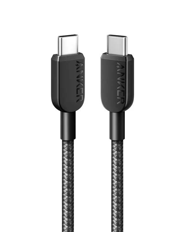 Anker 310 USB-C to USB-C Cable (3ft, 240W, Braided) Black