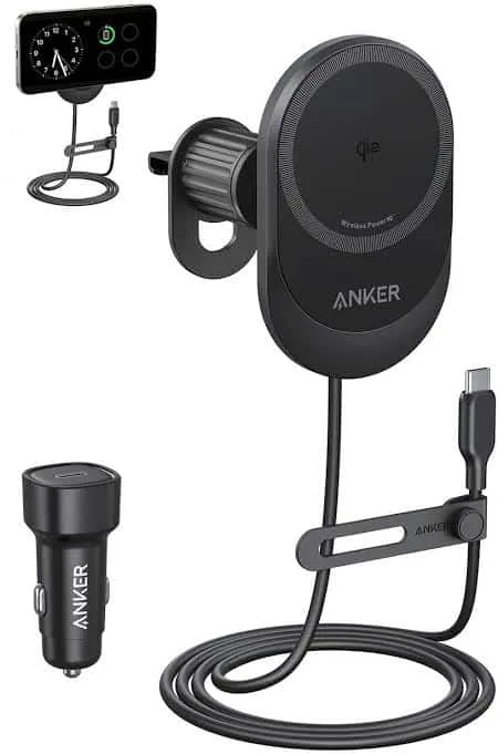 Anker MagGo Wireless Charger With Car Adapter