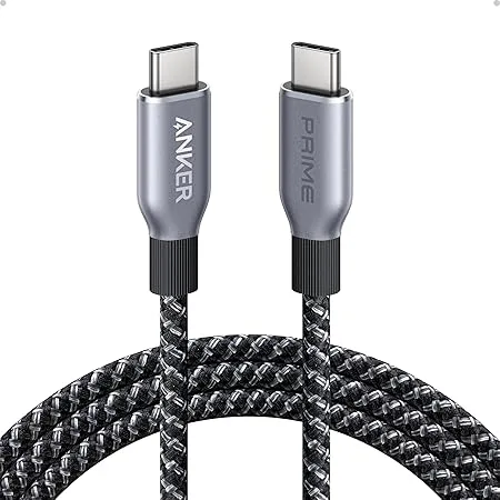 Anker Prime USB C to USB C Cable, 240W 6 ft Fast Charging USB C Cable