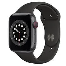 Apple Watch Series 6 GPS, 44mm Space Gray Aluminum …