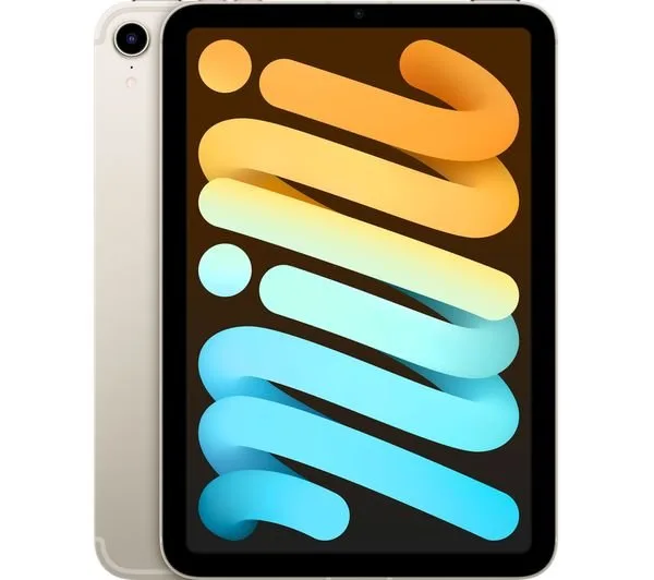 Apple IPAD MINI 6 WIFI + CELLULAR 64GB – STARLIGHT- MK8C3B/A