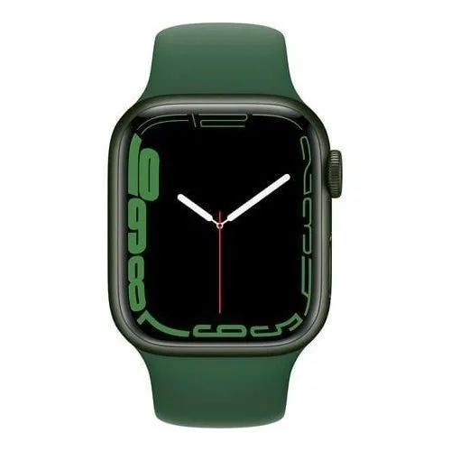 APPLE WATCH SERIES 7 GPS + CELLULAR 41MM GREEN – CLOVER SPORT BAND (AL)- MKHT3B/A