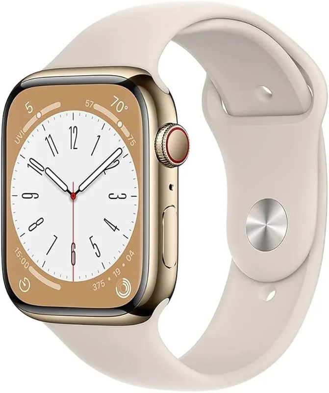 Apple MNKQ3B/A Watch Series 8 [GPS + Cellular 45 mm] Smart Watch