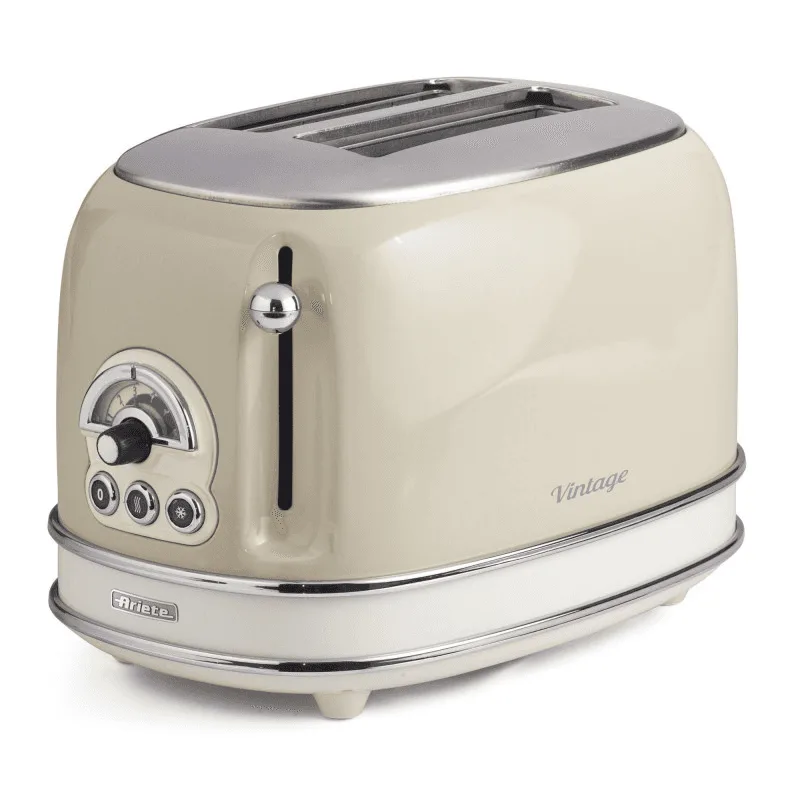 Ariete 155 Vintage 2 Slice Toaster 800W – Beige