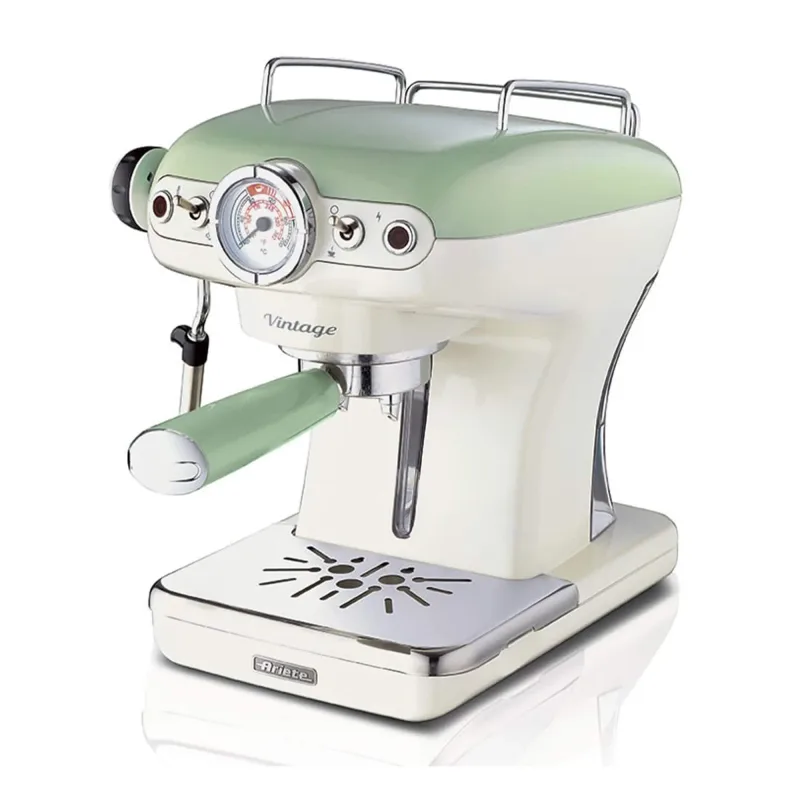ARIETE Vintage Espresso Machine – 900W, Green