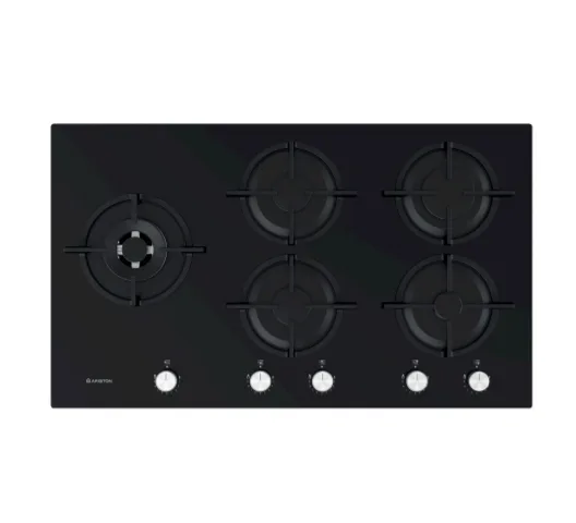 Ariston AGS 92S/BK Built In 5 Gas Hob