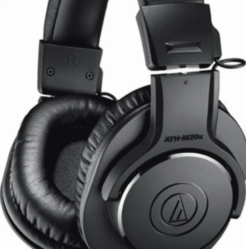 Audio-Technica ATH-M20X Professional Studio Monitor Headphones, Black