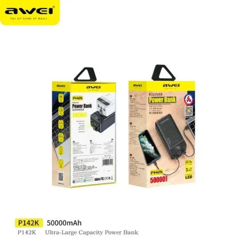 Awei P142K 50000mAh Polymer PowerBank