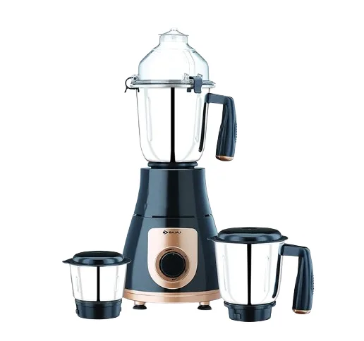 Bajaj 750 Watts Mixer Grinder with 3 Jars (Black) - GX 3701