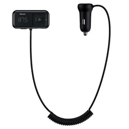 BASEUS S-16 T-TYPE FM TRANSMITTER / CAR CHARGER