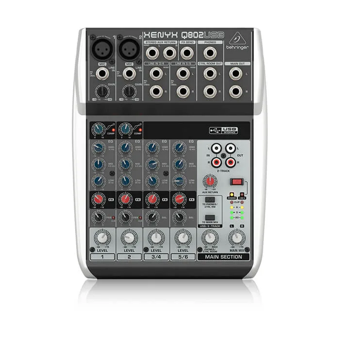 Behringer Q802USB Premium 8-Input 2-Bus Mixer