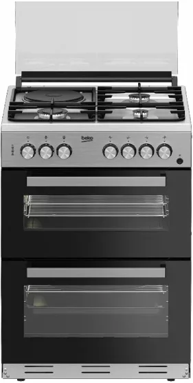 Beko FDF63110DXDSL 60×60 Double Oven Standing Cooker