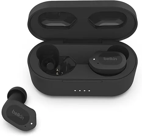 Belkin AUC005BTBK Soundform Play True Wireless Earbuds, Wireless Earphones