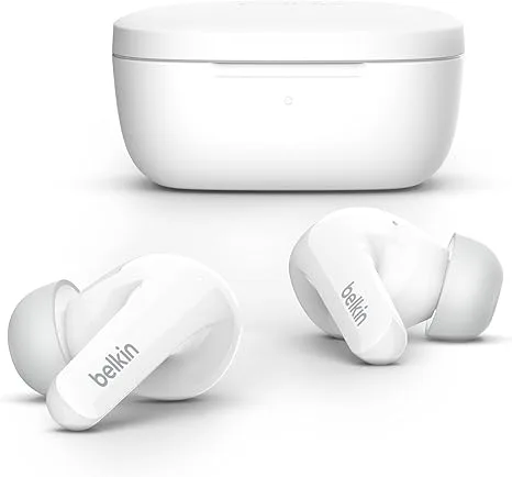 Belkin AUC006BTWH Soundform Flow Noise Cancelling Earbuds