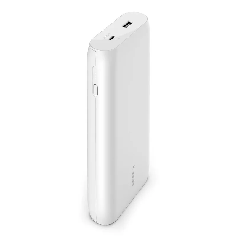 Belkin 20K Power Bank 15W USB-C USB-A White