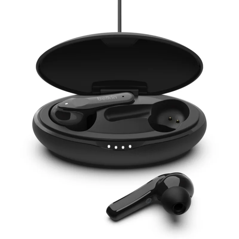 Belkin soundform earbuds with wireless charging-PAC002BTBK-GR