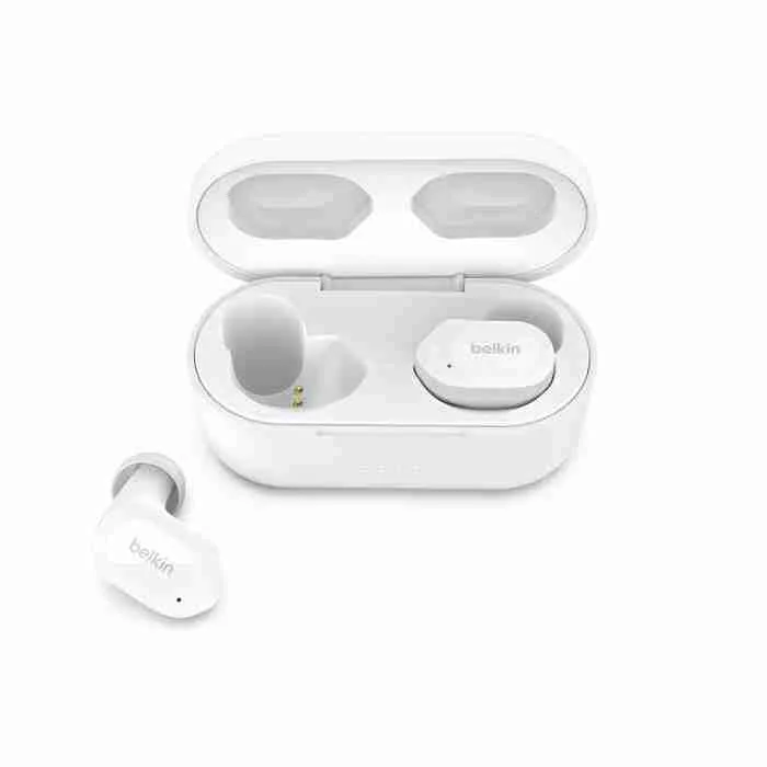 BELKIN SOUNDFORM WIRELESS EARBUDS, WHITE-AUC005BTWH