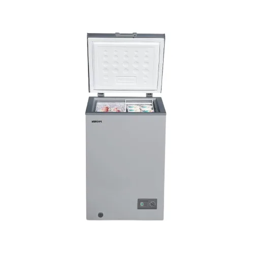 BERKLAYS 100LTRS CHEST FREEZER 3.5 CU.FT,SILVER GREY BC105LCHSR.UK