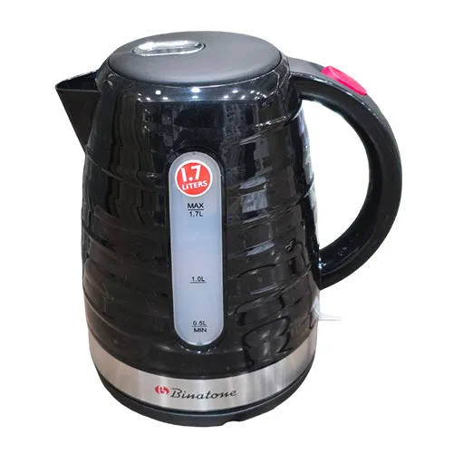 Binatone CEJ-1706S 1.7L Electric Jug Kettle – Provides fast and efficient boiling for water, making everyday tea and coffee preparation quick and conv