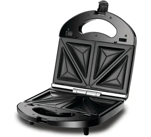 BLACK+DECKER TS2120-B5 2-in-1 Slice Sandwich Maker – Quick & Even Cooking, Non-Stick Plates & Easy Cleaning