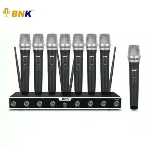 BNK BK8800 8 In 1 Wireless Microphone – Provides clear and reliable sound capture for singing, presentations, and public speaking with versatile multi