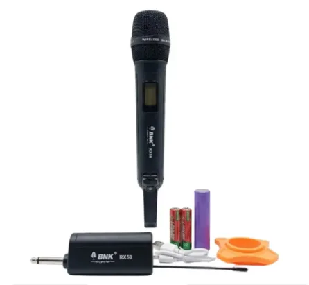 BNK RX50 Single Wireless Microphone – Provides clear and reliable audio transmission for presentations, performances, recording, and everyday voice us
