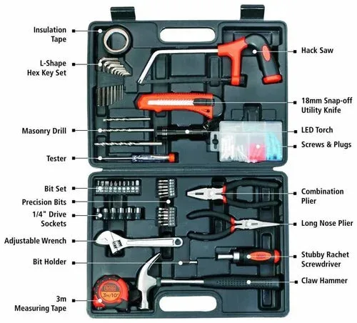 Black N Decker 108pc ToolKit BMT108C