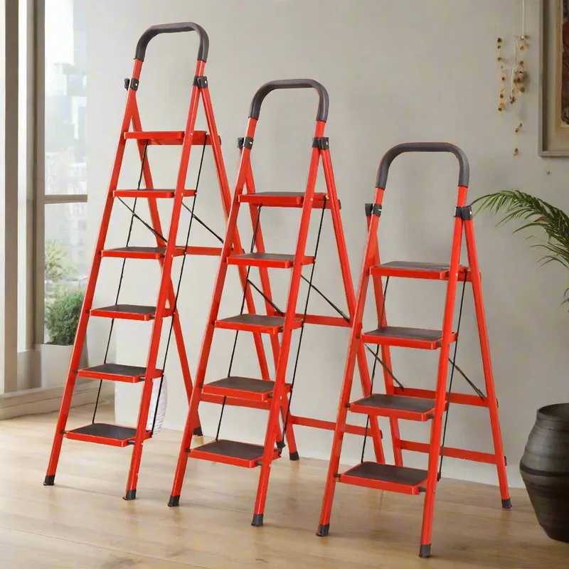 A Type Steel Ladder (RED)