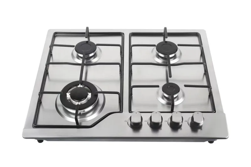 Bolesi built in hob cooker 4 gas burner Stainless steel
