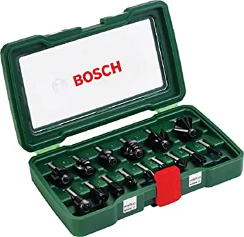 Bosch 15 pcs Router Bit Set (8mm)