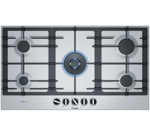 Bosch PCR9A5B90 90cm 5 Gas Stainless Steel Built-In Hob