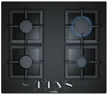 Bosch PPP6A6I40O Built In Hob 4 Gas 60CM – Black