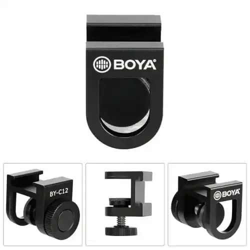 Boya BY-C12 Smartphone Microphone Clamp