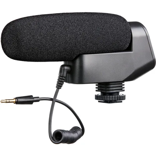 BOYA BY-VM600 Camera-Mount Cardioid Shotgun Microphone for DSLR and Mirrorless Cameras