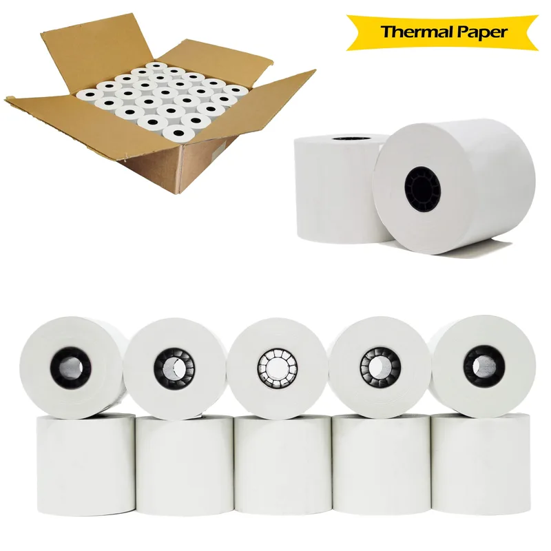2-1/4" x 230' 50 Rolls Thermal Receipt Paper Rolls