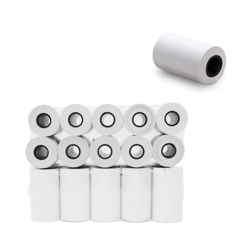 2-1/4" x 50' (10 Rolls) Thermal Paper Credit Card Receipt Rolls