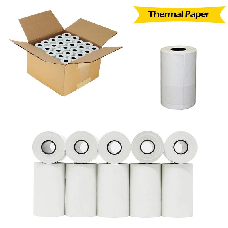 2-1/4" x 50' (50 Rolls) Thermal Paper Credit Card Receipt Rolls