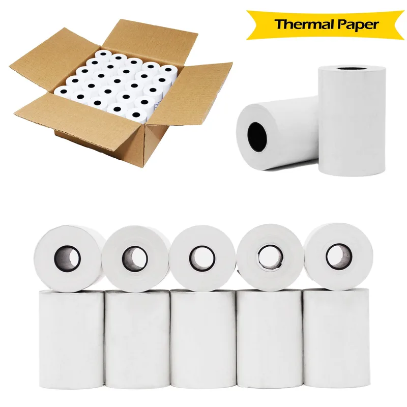 2-1/4" x 70' (50 Rolls) Thermal Paper Credit Card Receipt Rolls
