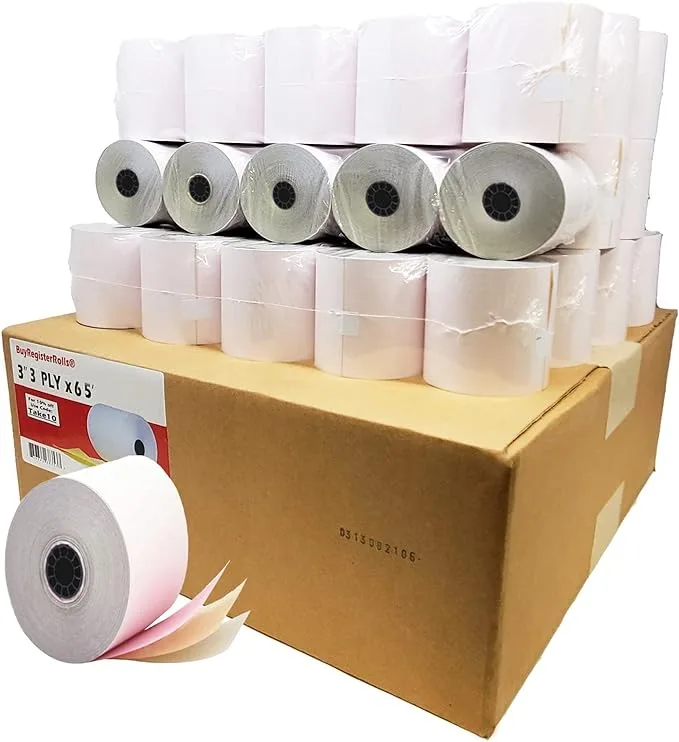 (3365) 3" 3-Ply x 65' 50 Rolls ( 76mm Width x 2.95 Inches Diameter ) UPC: 736842683605